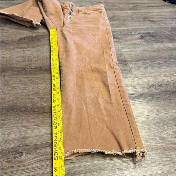 Anniewear Dusty Orange Wide Leg Jeans Size S - Picture 5 of 8